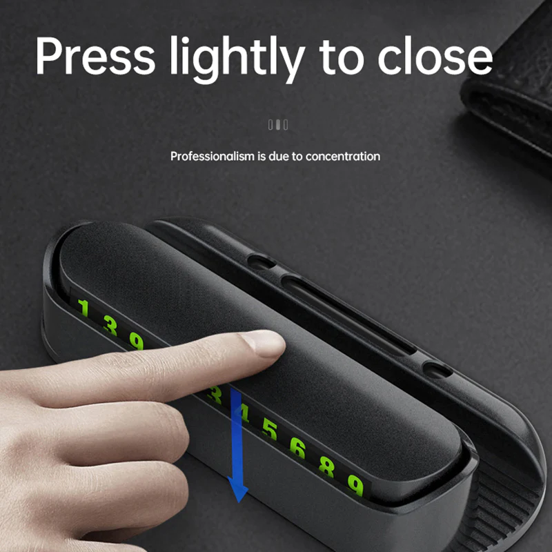 Placuta numar telefon parcare pentru parbriz [4]
