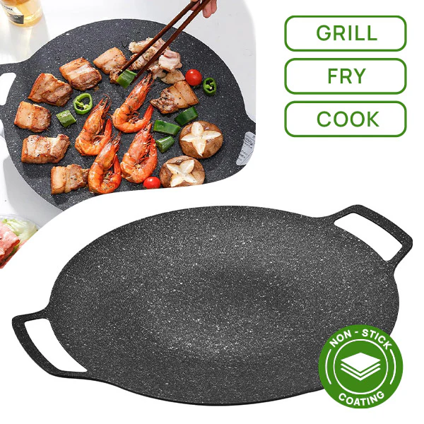 Plita rotunda coreeana pentru gratar 30 cm [5]