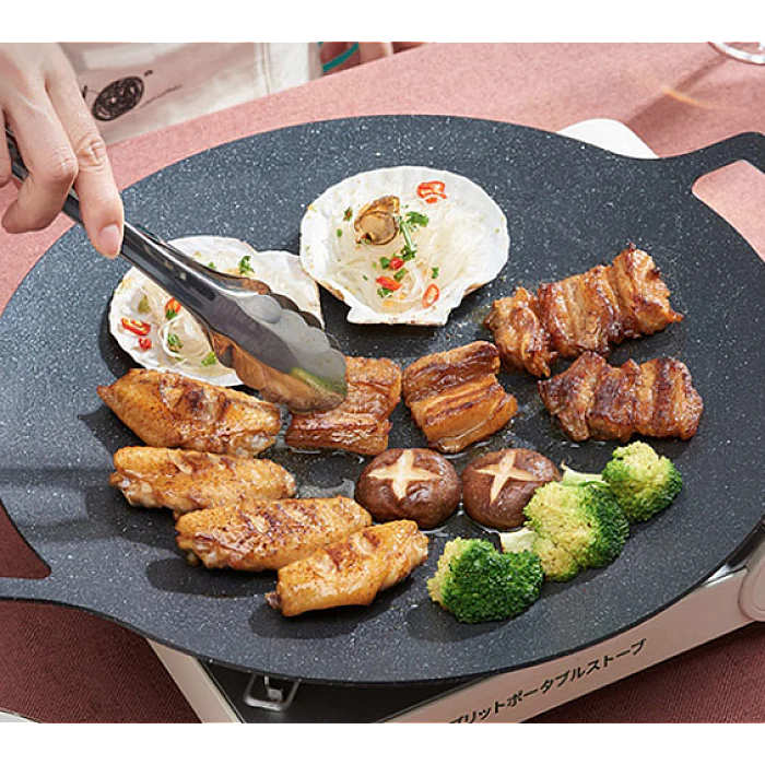 Plita rotunda coreeana pentru gratar 30 cm [11]
