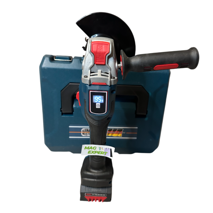 Polizor Unghiular, Flex cu 2 Acumulatori 36V 8Ah, Afisaj electronic baterie, German Meister [2]