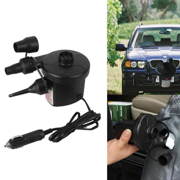 Pompa 12V electrica pentru umflat si dezumflat, alimentare bricheta auto [3]