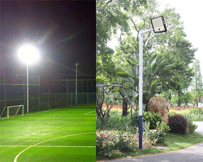 Proiector LED cu Camera WiFi si Panou Solar, lumina alba rece, Telecomanda, Alimentare solara, Putere 100W/200W/300W/400W [3]