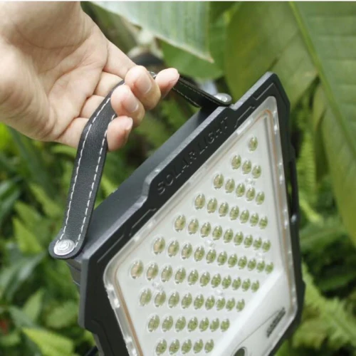 Proiector LED cu Camera WiFi si Panou Solar, lumina alba rece, Telecomanda, Alimentare solara, Putere 100W/200W/300W/400W [10]