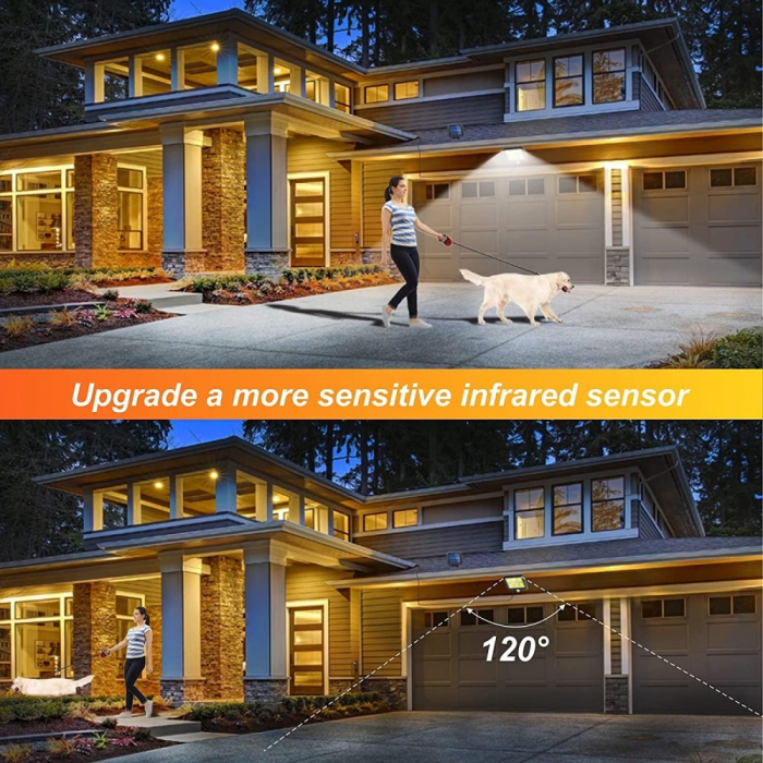 PROIECTOR SOLAR 120 LEDURI CU SENZOR [7]