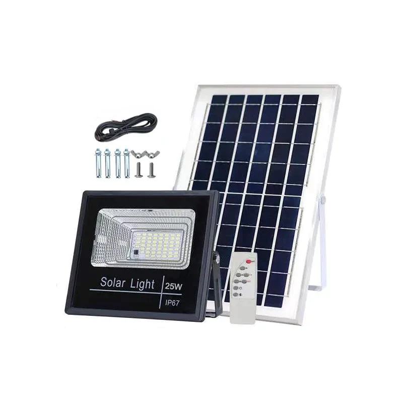 Proiector Solar 50W/100W/200W/300W/400W/500W/1200W Lampa Solara cu LED si Panou Solar + Telecomanda [3]
