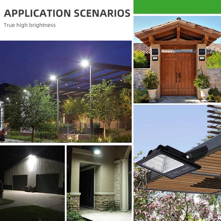 Proiector Solar 50W/100W/200W/300W/400W/500W/1200W Lampa Solara cu LED si Panou Solar + Telecomanda [4]