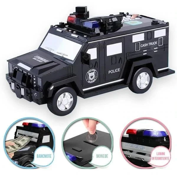 Pusculita Inteligenta pentru copii cu parola securitate si amprenta, Cash Truck [4]