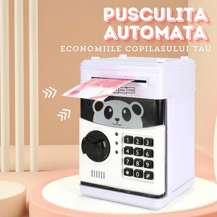 Pusculita interactiva pentru copii tip seif cu cifru [2]