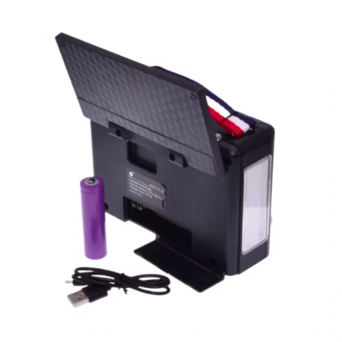 Radio portabil Solar cu Acumulator, Lanterna, AM/FM/SW, Bluetooth, pentru Calamitati Naturale, Cutremure, Furtuni, MP3 Player, USB [4]