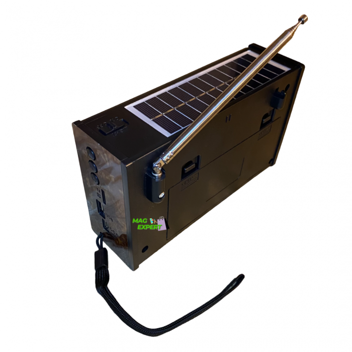 Radio portabil solar cu Bluetooth, MP3 Player si lanterna , AM/FM/SW [5]