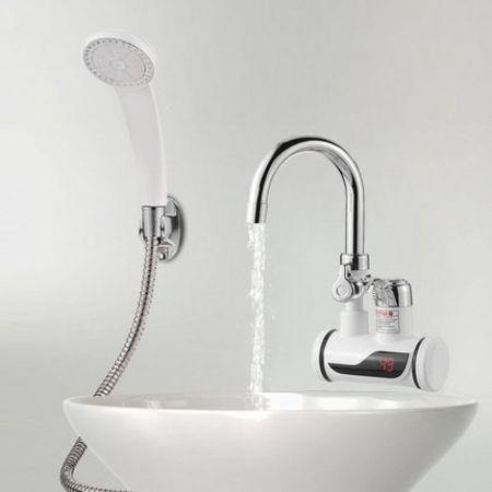 Robinet electric instant apa calda cu afisaj si furtun pentru dus [2]