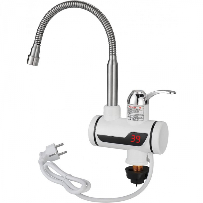 Robinet Electric instant cu afisaj, Putere 3KW, Apa Calda Instant, Debit 2L/min [2]