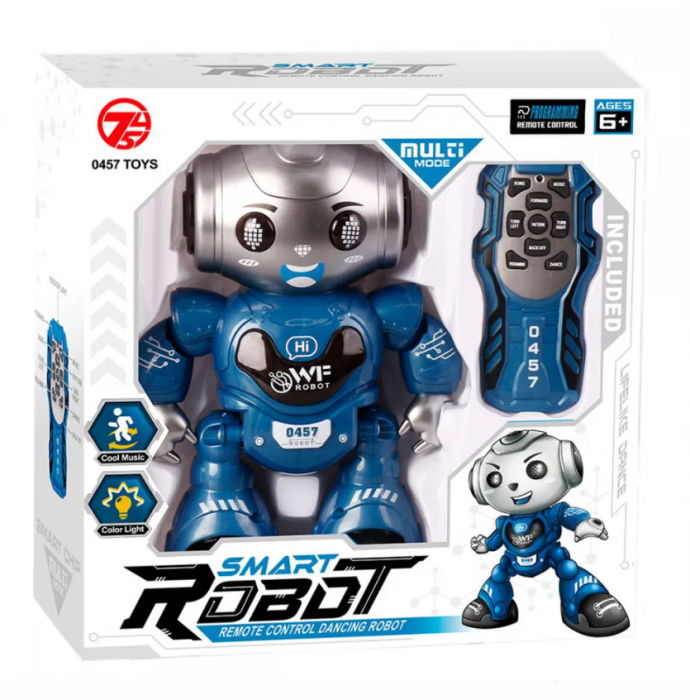 Robot inteligent interactiv cu telecomanda, Danseaza, Merge, Lumini Led, Sunete [2]
