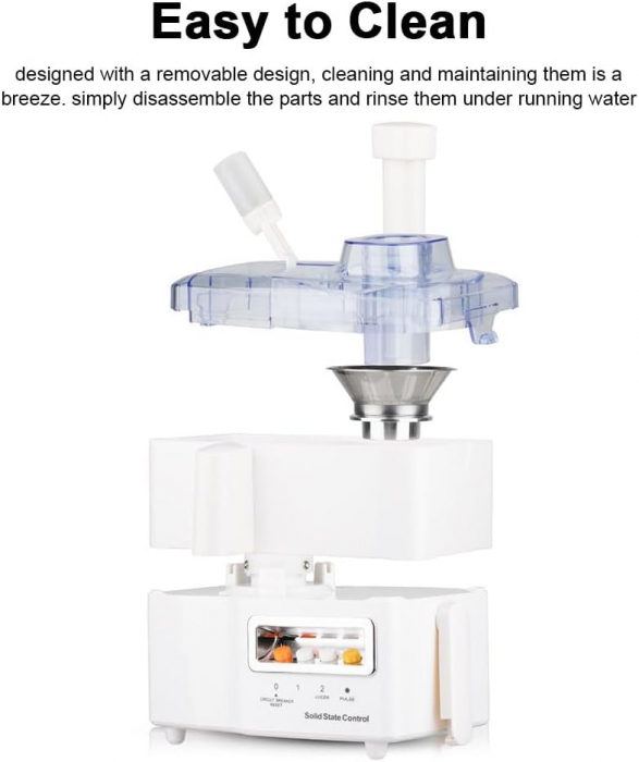 Robot Multifunctional 4 in 1 Blender, Storcator, Rasnita, Masina tocat, 2000W [11]