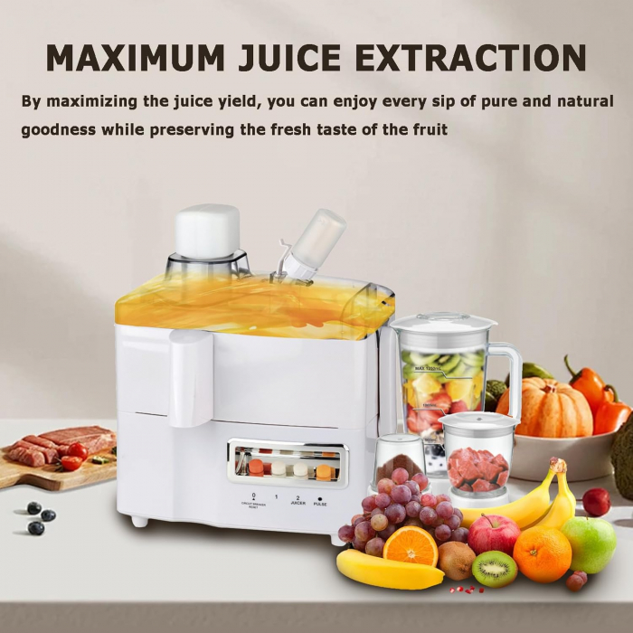 Robot Multifunctional 4 in 1 Blender, Storcator, Rasnita, Masina tocat, 2000W [19]
