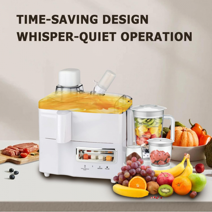 Robot Multifunctional 4 in 1 Blender, Storcator, Rasnita, Masina tocat, 2000W [12]