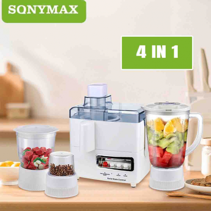 Robot Multifunctional 4 in 1 Blender, Storcator, Rasnita, Masina tocat, 2000W [2]