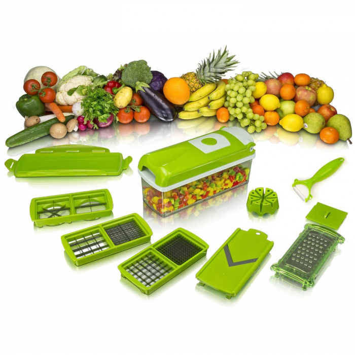 Razatoare 9 piese, Tocator Legume pentru Bucatarie Dicer Plus [2]