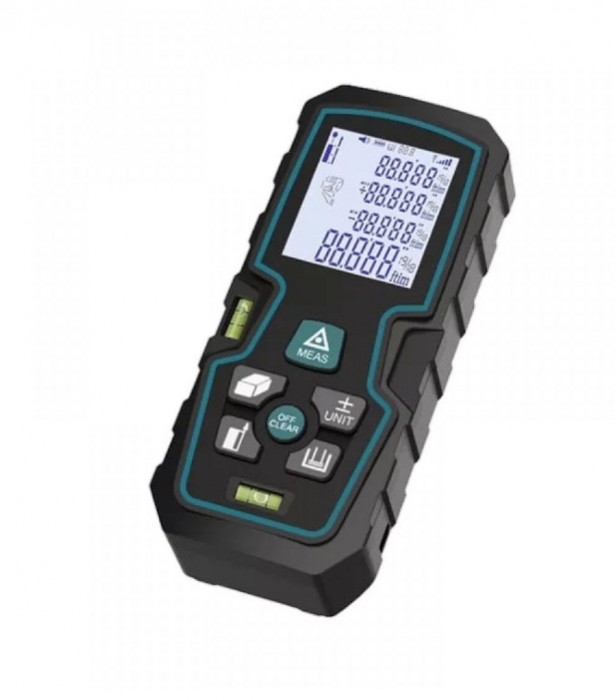 Ruleta digitala multifunctionala cu laser Andowl Q-CS11 nivelmetru arie volum acumulator afisaj digital 120m [5]