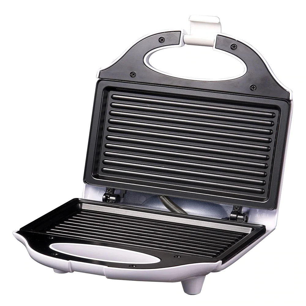 Sandwich-maker Hausberg HB-3510, 750 W, Alb, model grill [2]