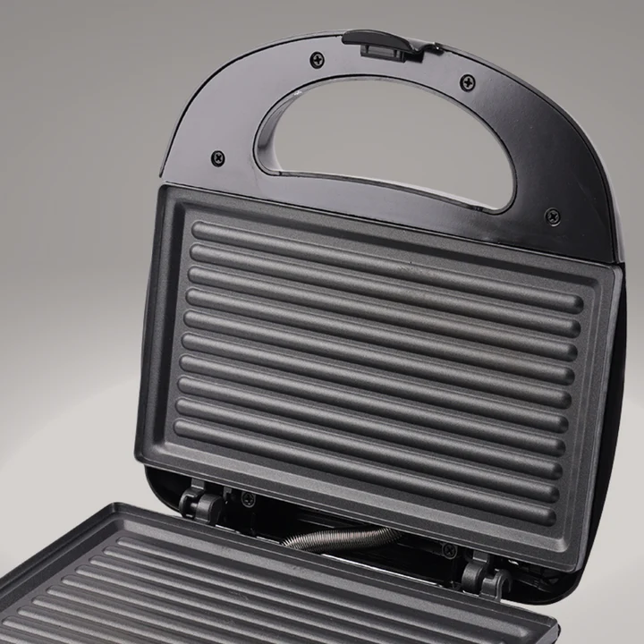 Sandwich Maker si Grill 2 in 1 SonyMax, Antiaderent, 2000W, Negru [7]