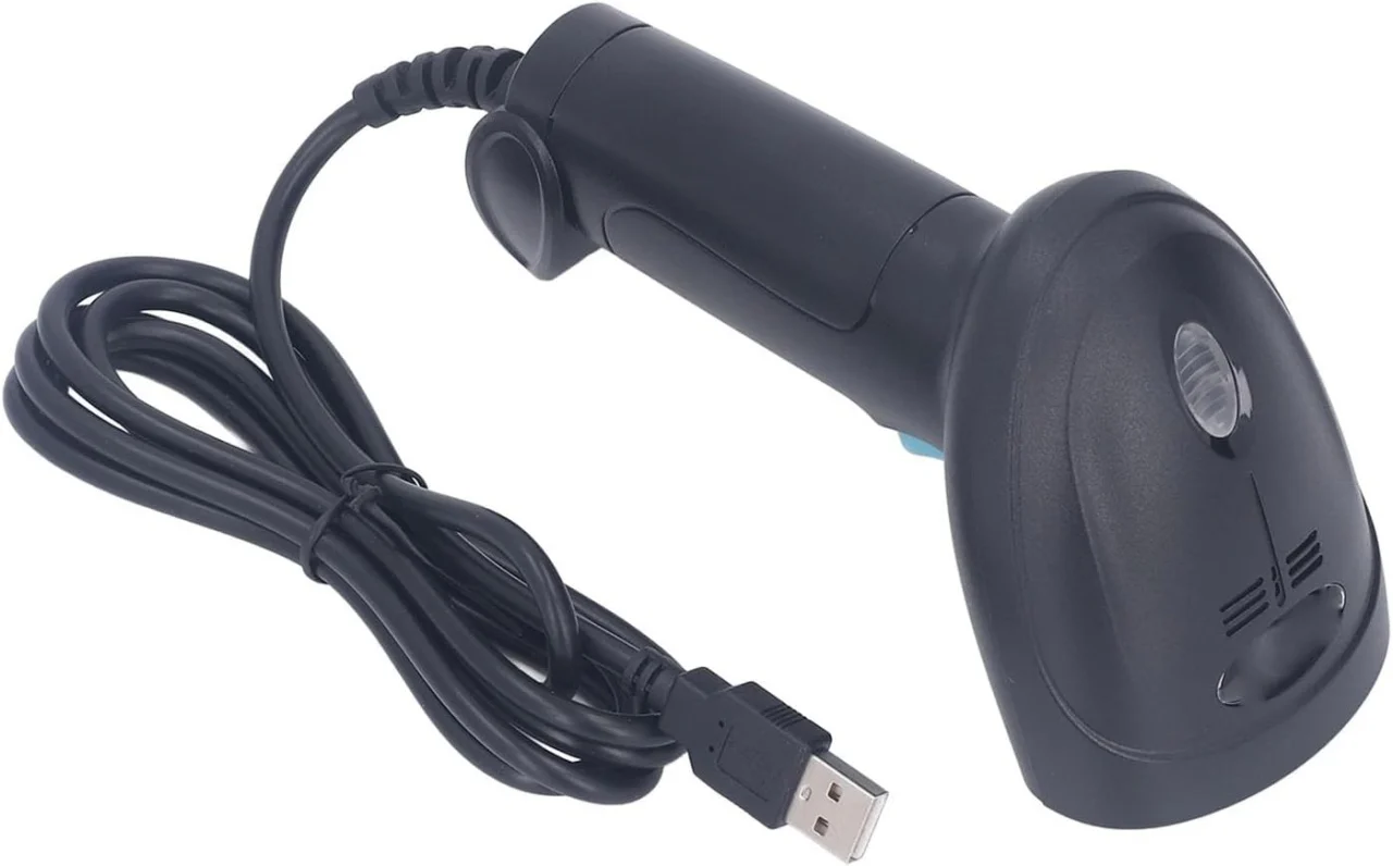 Scanner coduri de bare 1D, 2D si QR Q-SM3B Andowl, cu cablu, IP54, indicator LED, USB, ABS [9]