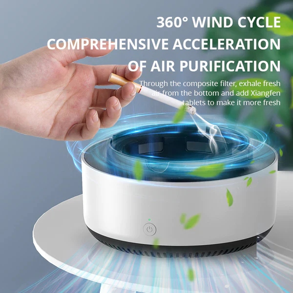 Scrumiera electrica inteligenta, cu aspiratie [9]