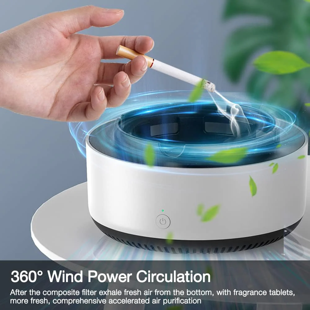 Scrumiera electrica inteligenta, cu aspiratie [4]