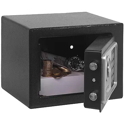Seif T-17 electronic digital, 23 x 17 x 17 cm, Negru [2]