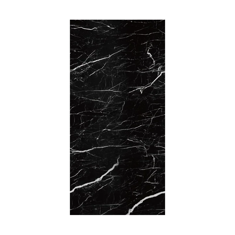 Set 10 x Placi Autoadezive imitatie de Marmura Neagra, pentru podea sau perete, 60x30 cm [8]