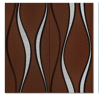 Set 10 x Tapet 3D Maro cu fir Gri , Auto-Adeziv pentru interior, 68x68 cm [4]