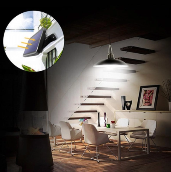 Set 2 Lampi Solare cu Abajur si Telecomanda, Interior/Exterior, Cablu 3 metri [7]