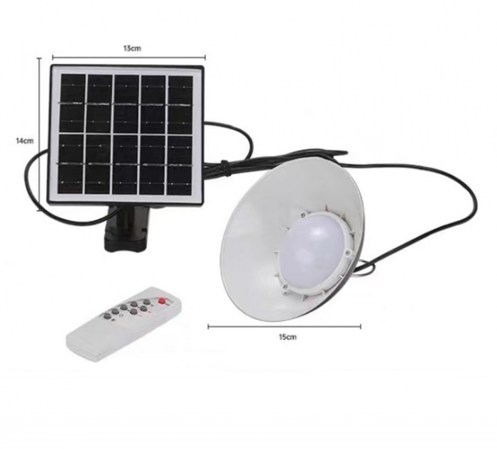 Set 2 Lampi Solare cu Abajur si Telecomanda, Interior/Exterior, Cablu 3 metri [6]