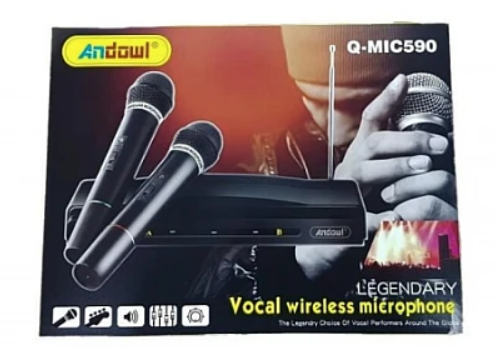 Set 2 microfoane wireless karaoke MIC590 [6]