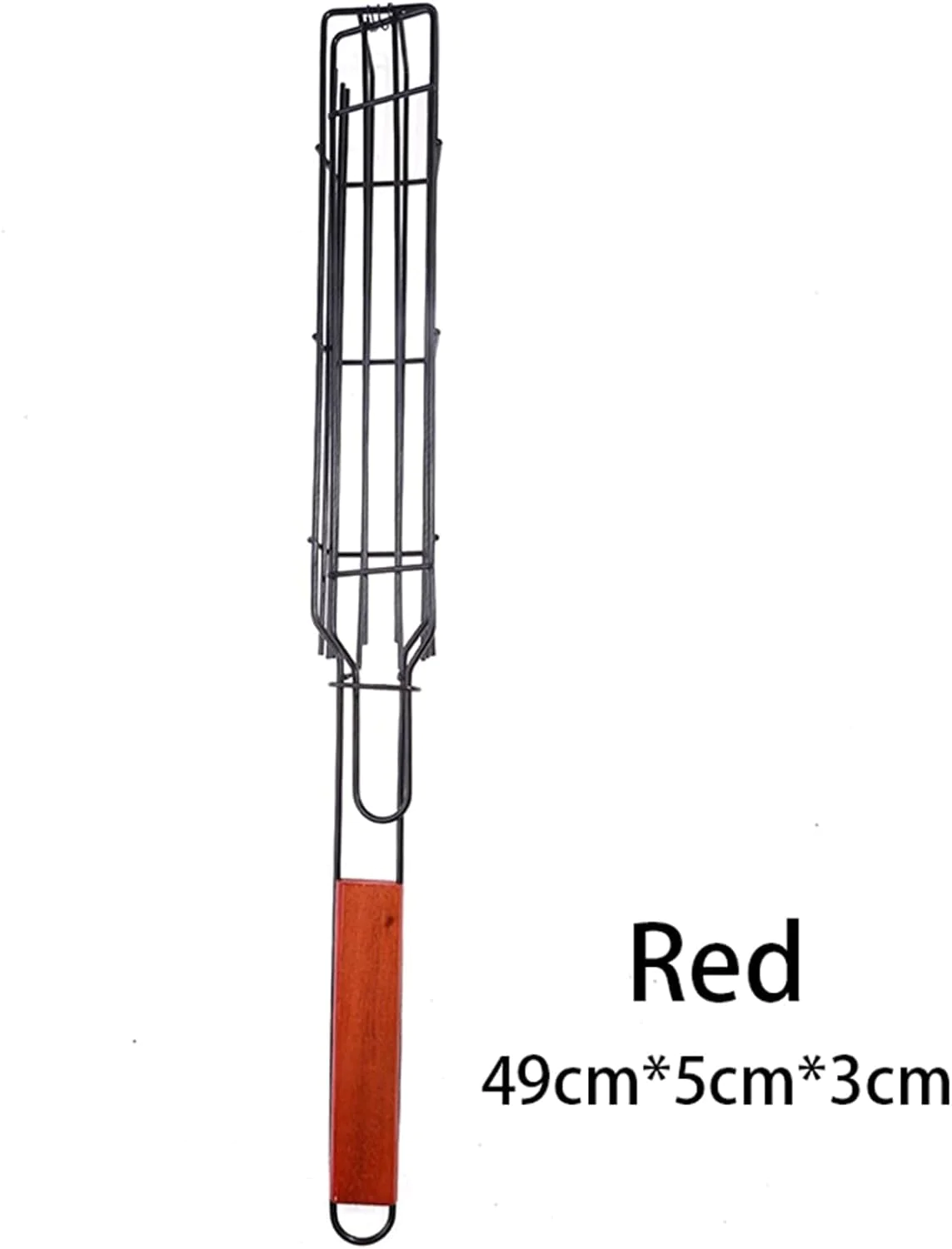 Set 2 ustensile pentru gratar, cu maner din lemn, 49x4.5x3.5cm [8]