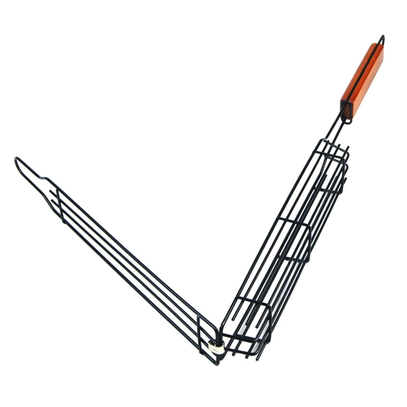 Set 2 ustensile pentru gratar, cu maner din lemn, 49x4.5x3.5cm [14]