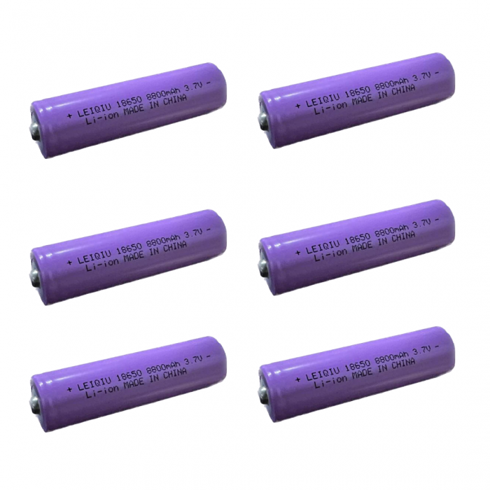 Set 3/6 acumulatori 18650 - 8800mAh, 3,7V, Li-ion [3]
