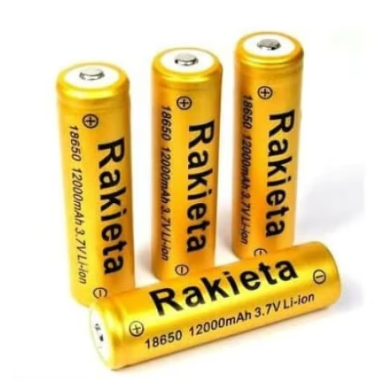Set 3/6 acumulatori 18650 - 12.000 mAh, 3,7V, Li-ion, Rakieta [3]
