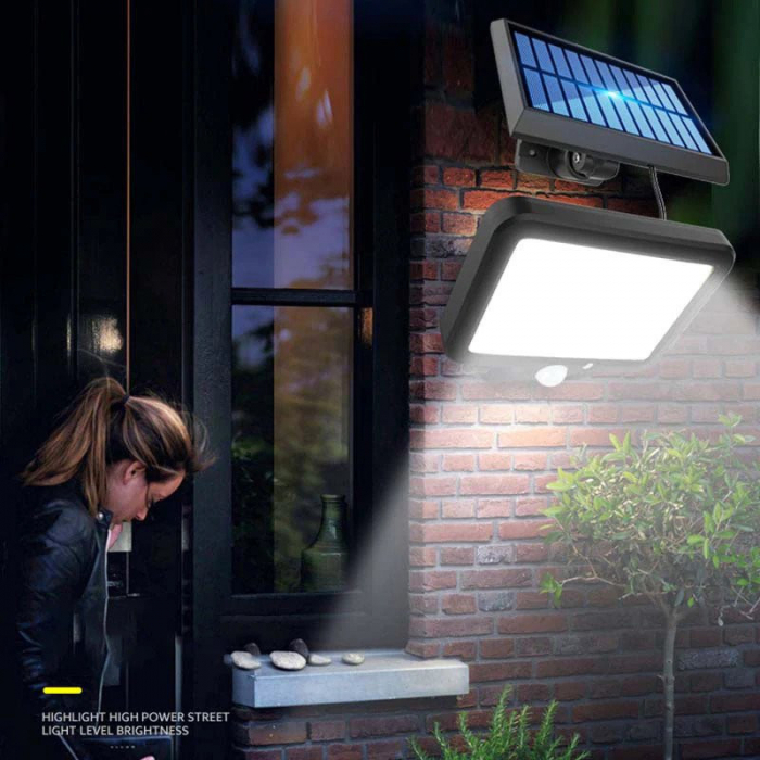 Set 3 x Proiector Solar 120 LED cu Senzor de Miscare si Telecomanda [9]