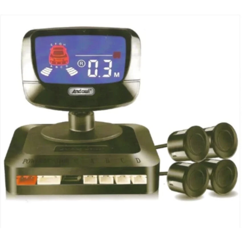Set 4 senzori de parcare cu display digital LED Andowl CA202 [6]