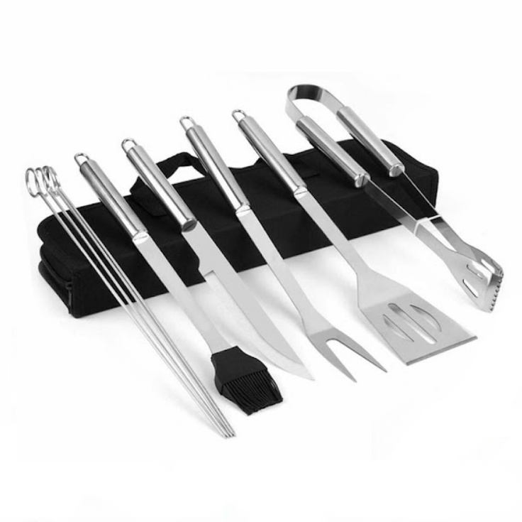 Set 9 ustensile gratar cu geanta pentru depozitare [5]
