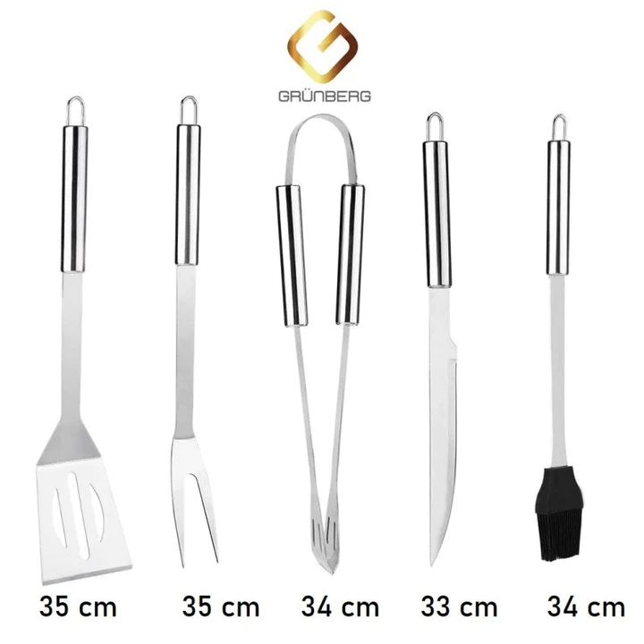 Set 9 ustensile gratar cu geanta pentru depozitare [4]