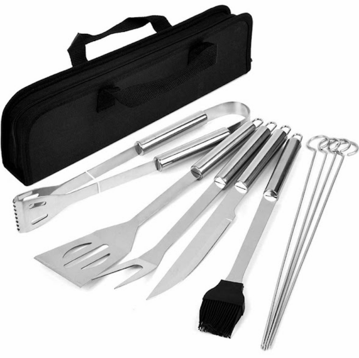 Set 9 ustensile gratar cu geanta pentru depozitare [2]