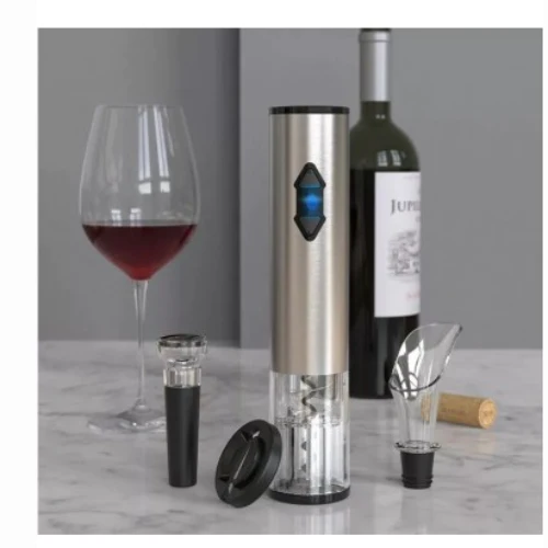 Set accesorii pentru vin cu tirbuson electric, 4 piese,incarcare usb [7]
