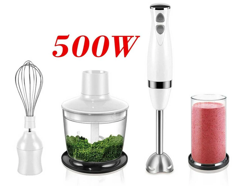 Set Blender 3 in 1 Sonifer SF-8044 cu putere 500W, Mixer vertical, functie Turbo, Multifunctional, alb [8]