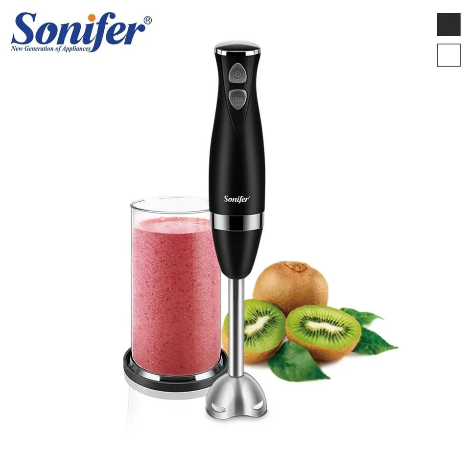 Set Blender 3 in 1 Sonifer SF-8044 cu putere 500W, Mixer vertical, functie Turbo, Multifunctional, alb [10]