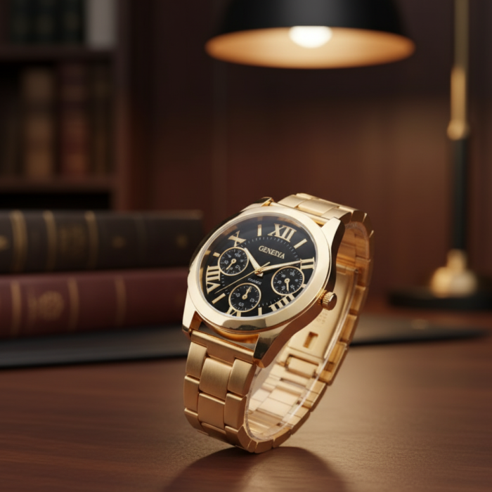 Set Ceas Smartwatch + Ceas clasic, Casti, Bratara, Inel, Set de Cadou Barbati [3]