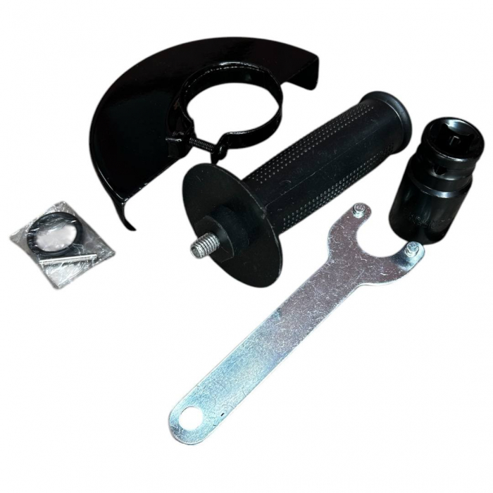 Set Cheie cu Impact + Flex / Polizor Unghiular, KraftRoyal, cu 2 Acumulatori 36V 8AH, fara perii [9]
