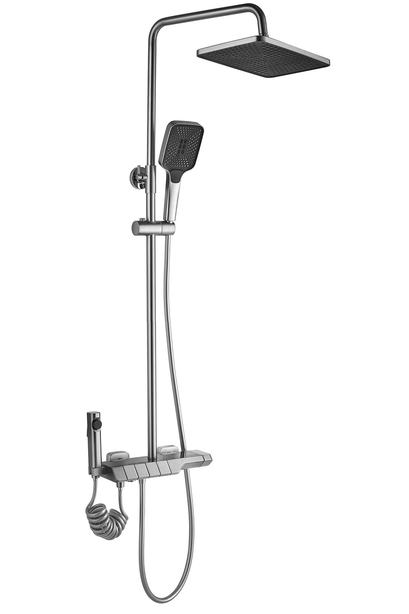 Set Coloana de Dus cu LED si Termostat, 4 moduri de curgere a apei, Premium [5]