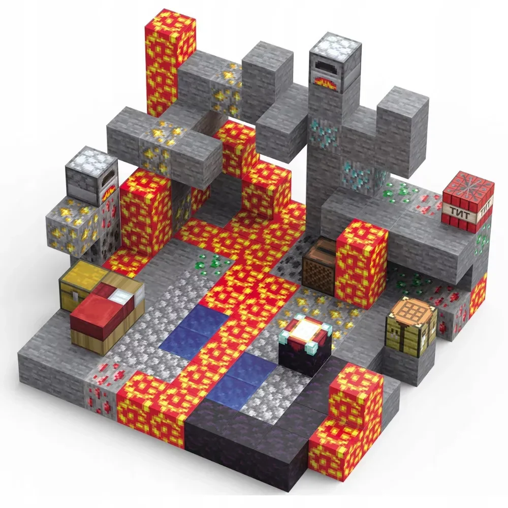 Set Cuburi Magnetice 3D pentru Copii, Joc Creativ Educativ, Constructie Diverse Modele [18]